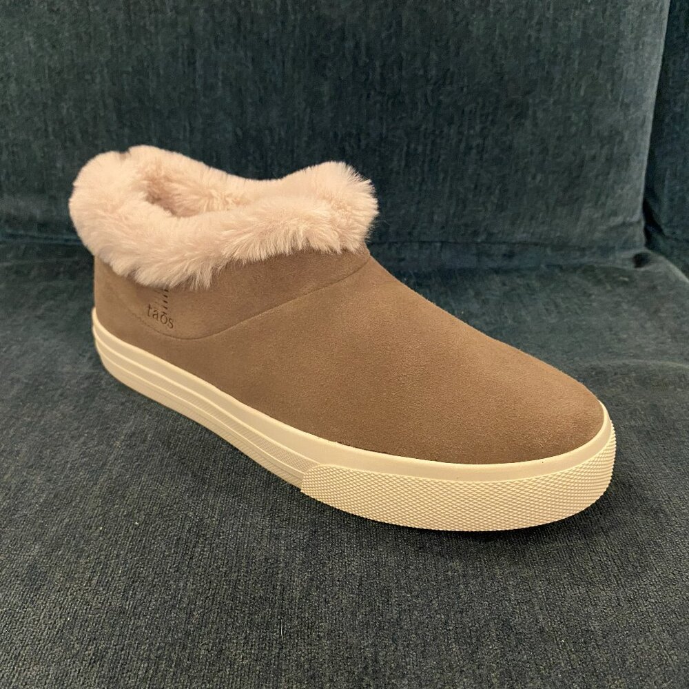 Taos - Mini Chic Dark Taupe Suede - Multiple Sizes (NEW W/ BOX)